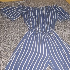 Striped Jumpsuit